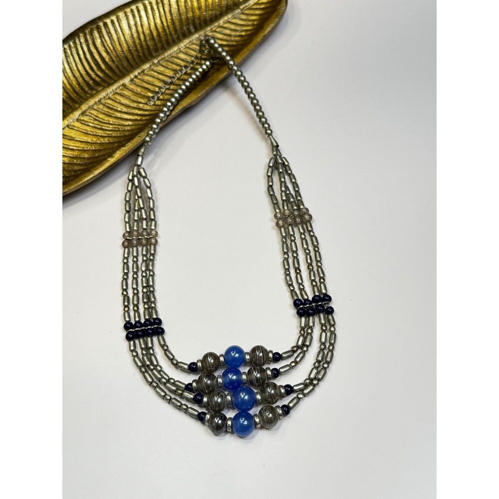 Vintage Multistrand Beaded Necklace